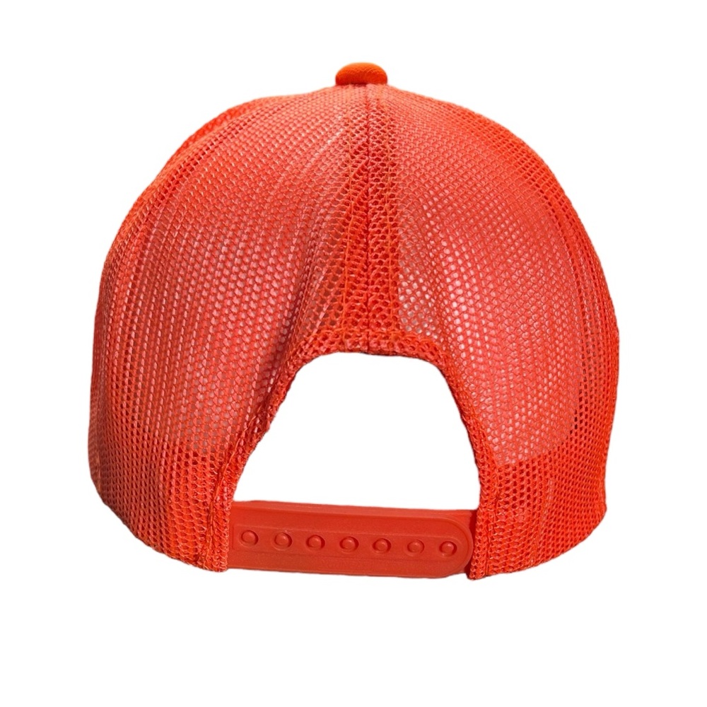 Vintage Buck Fever Hunting Hat | Blaze Orange Deer Snapback Trucker Cap‎ USA - Picture 4 of 11